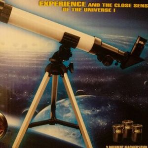 Telescope in a book
